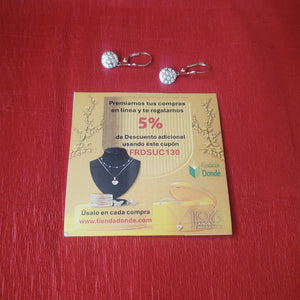 BROQUELES ORO 14K 2.4 (NUEVO)