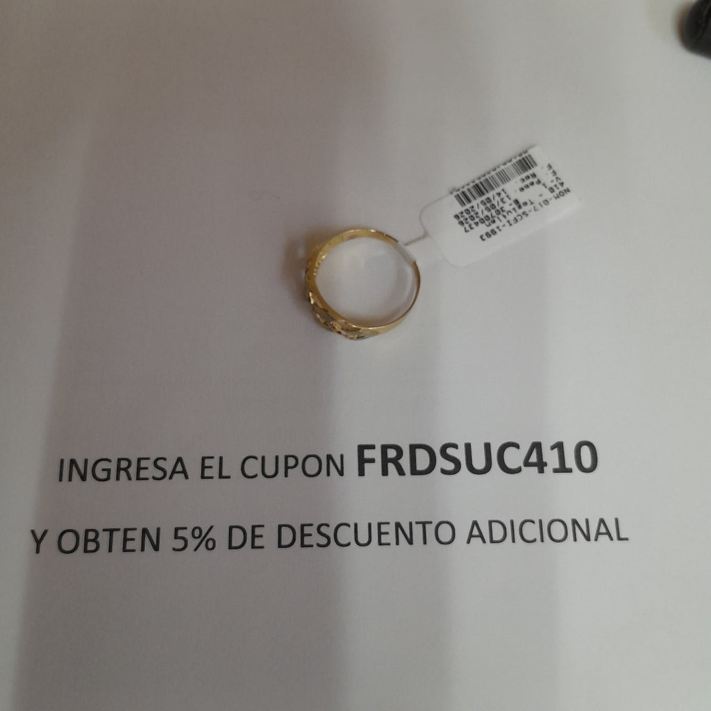 ANILLITO ORO 10 K 1.9 GRMS (SEMINUEVO)