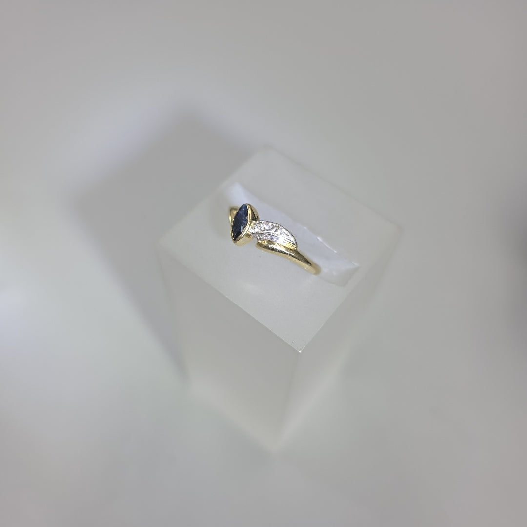 ANILLO ORO,RODIADO 14 K 1,90 GRMS (SEMINUEVO)