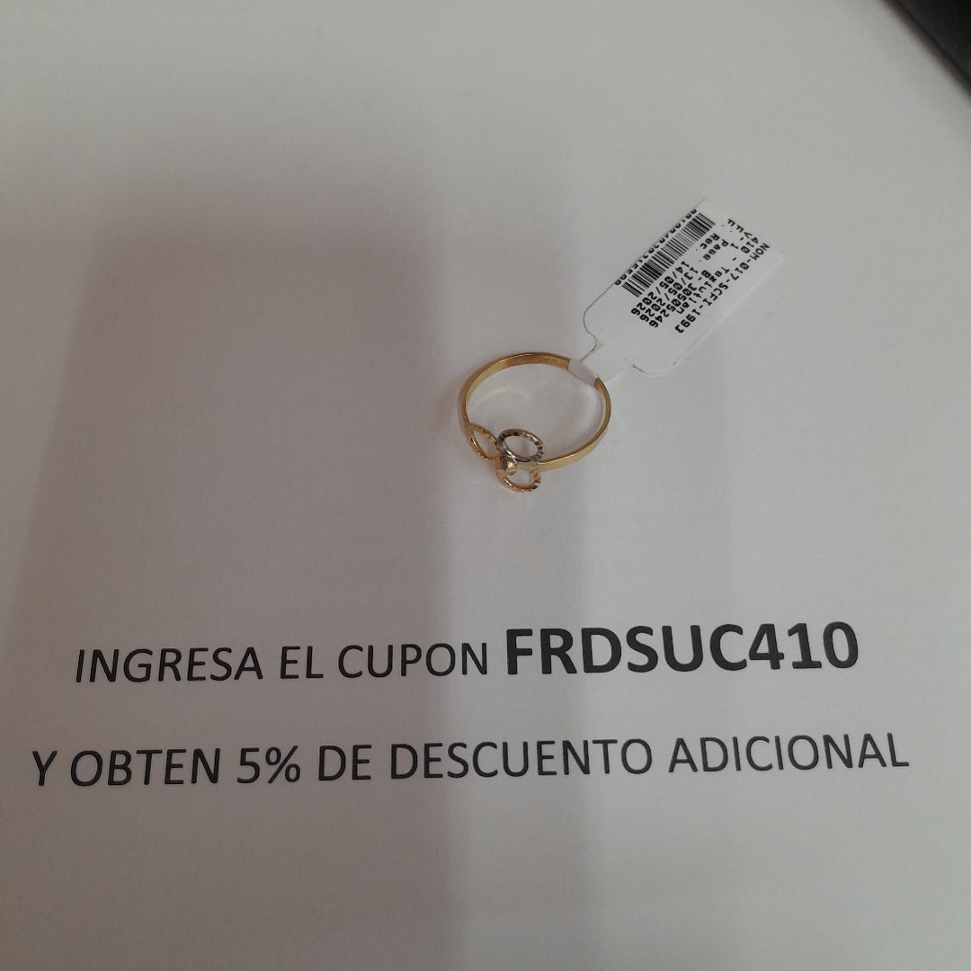 ANILLITO ORO 14 K 1.3 GRMS (SEMINUEVO)