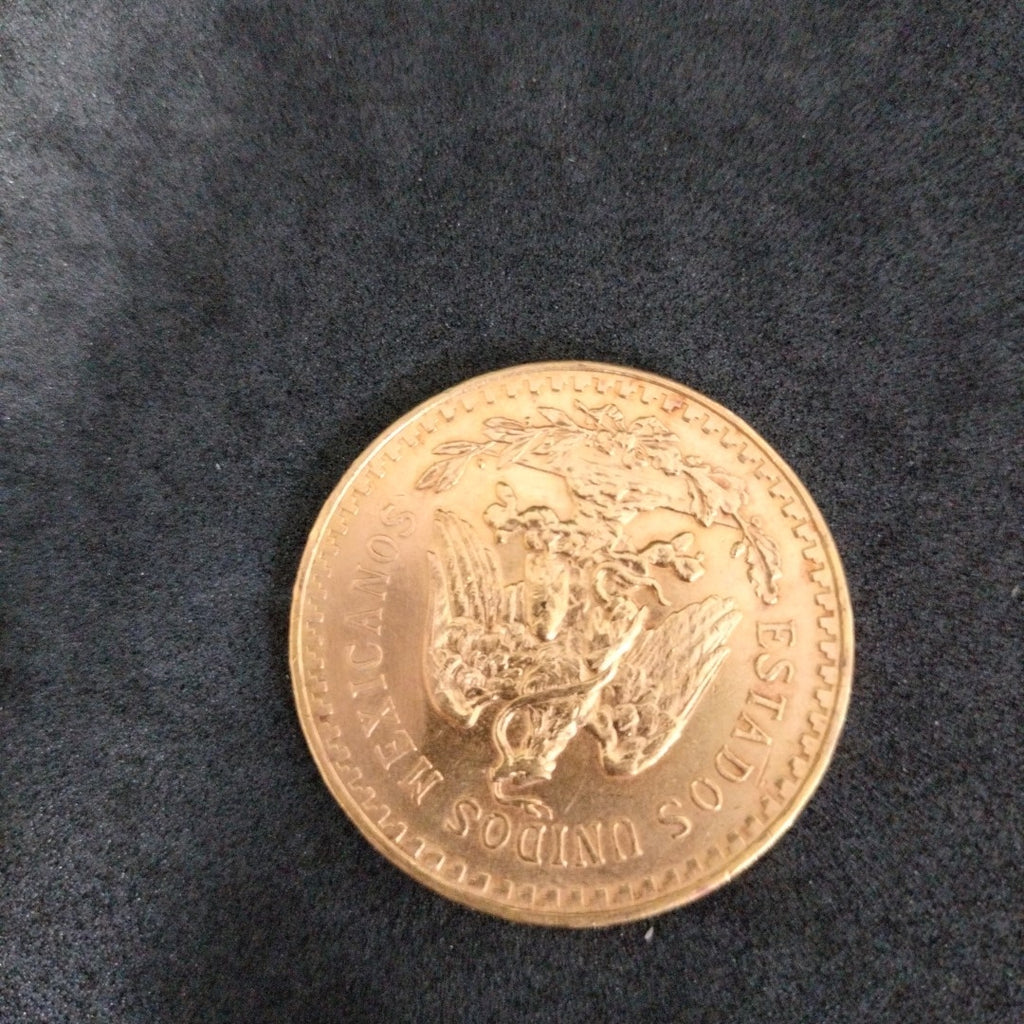 K1 41.6 GRMS 21 K IDENTIFICACIÓN OTRO MONEDAS PESOS 50 PESOS MATERIALES (SEMINUEVO)