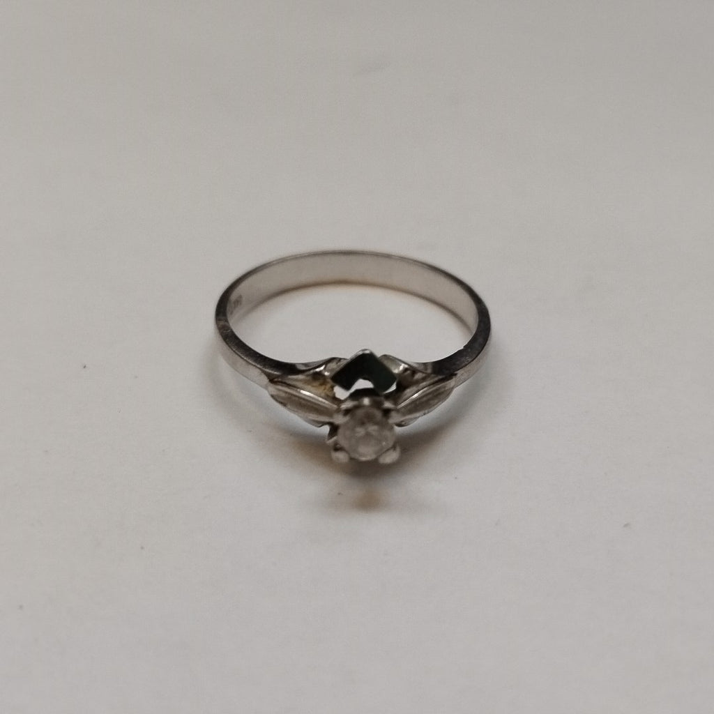 ANILLITO ORO BLANCO 14 K 2.3 GRMS (SEMINUEVO)