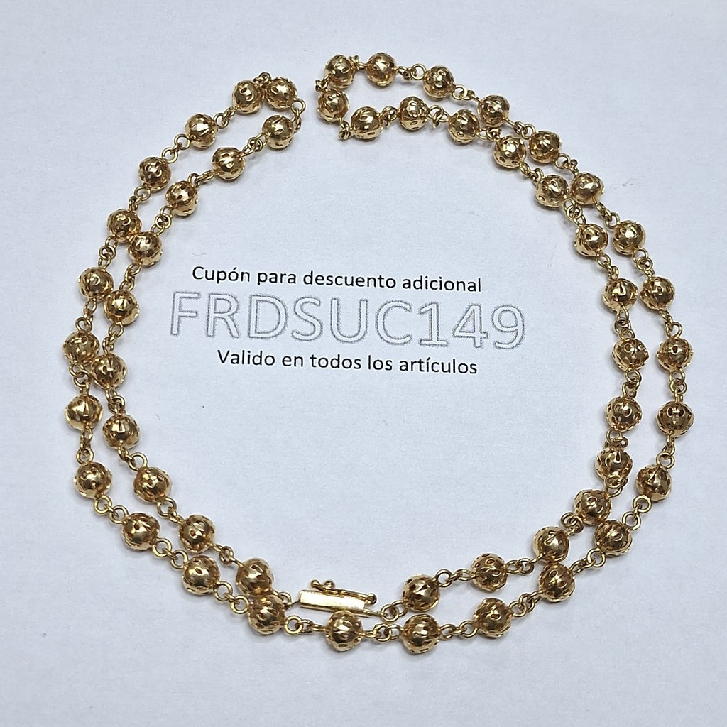CADENA ORO 14 K 24,80 GRMS (SEMINUEVO)
