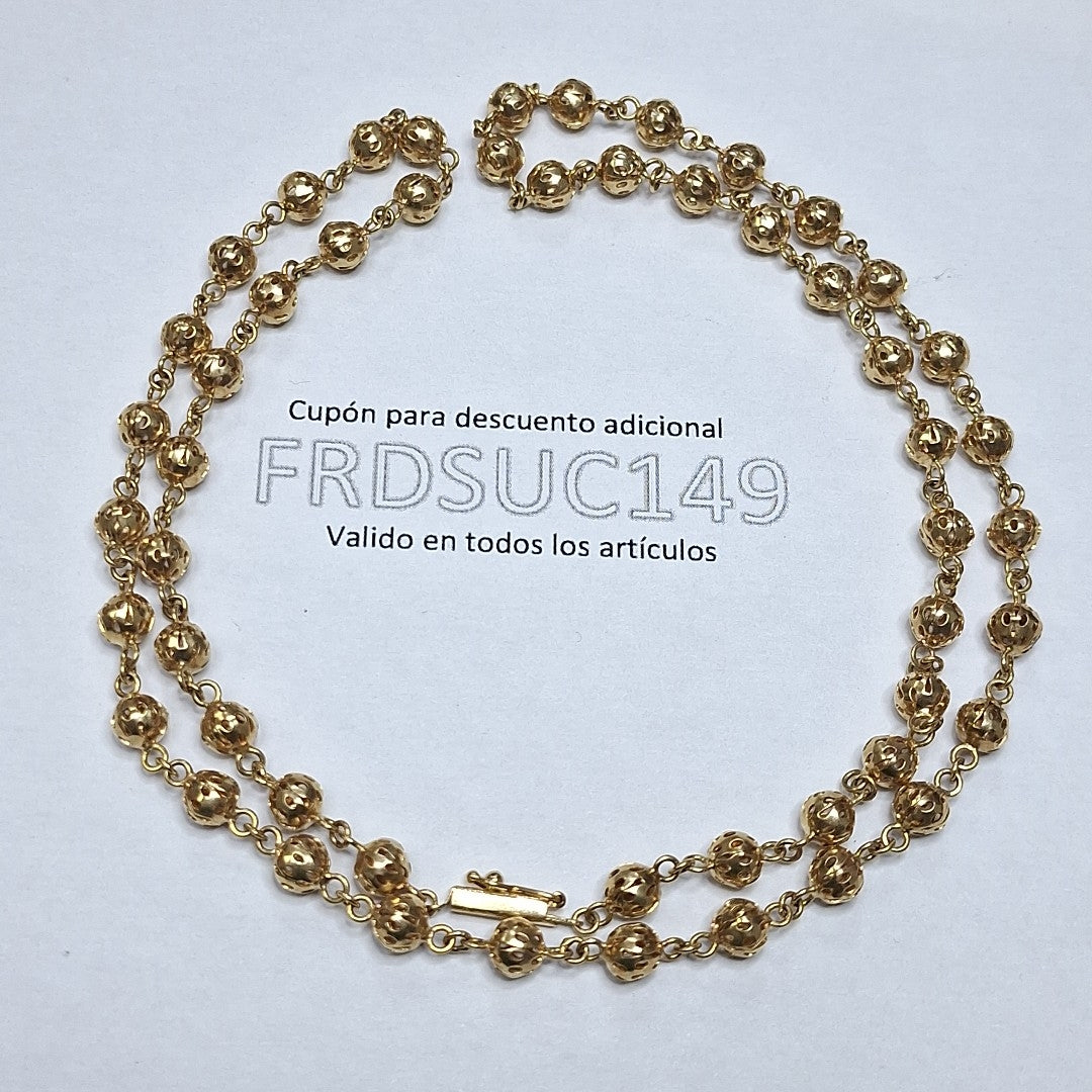 CADENA ORO 14 K 24,80 GRMS (SEMINUEVO)