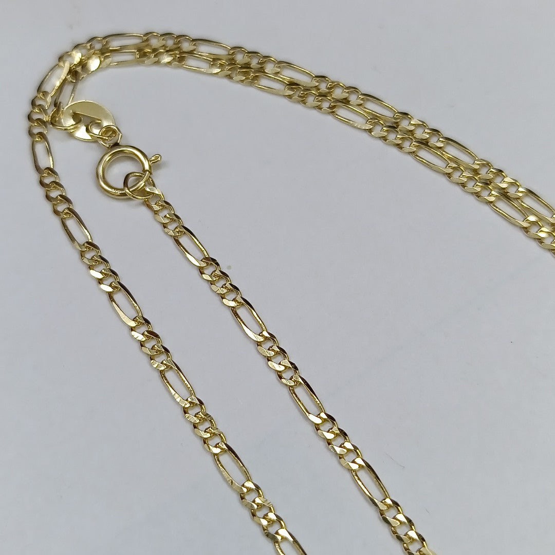 CADENAS TEJIDO 3X1 ORO 10K 55 CM 3.2 GR (NUEVO)