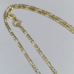 CADENAS TEJIDO 3X1 ORO 10K 55 CM 3.2 GR (NUEVO)