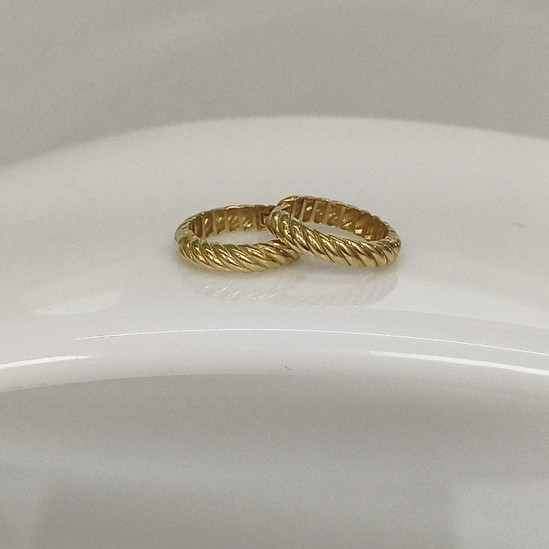 ARRACADAS PAR ORO 14 K 2 GRMS (SEMINUEVO)