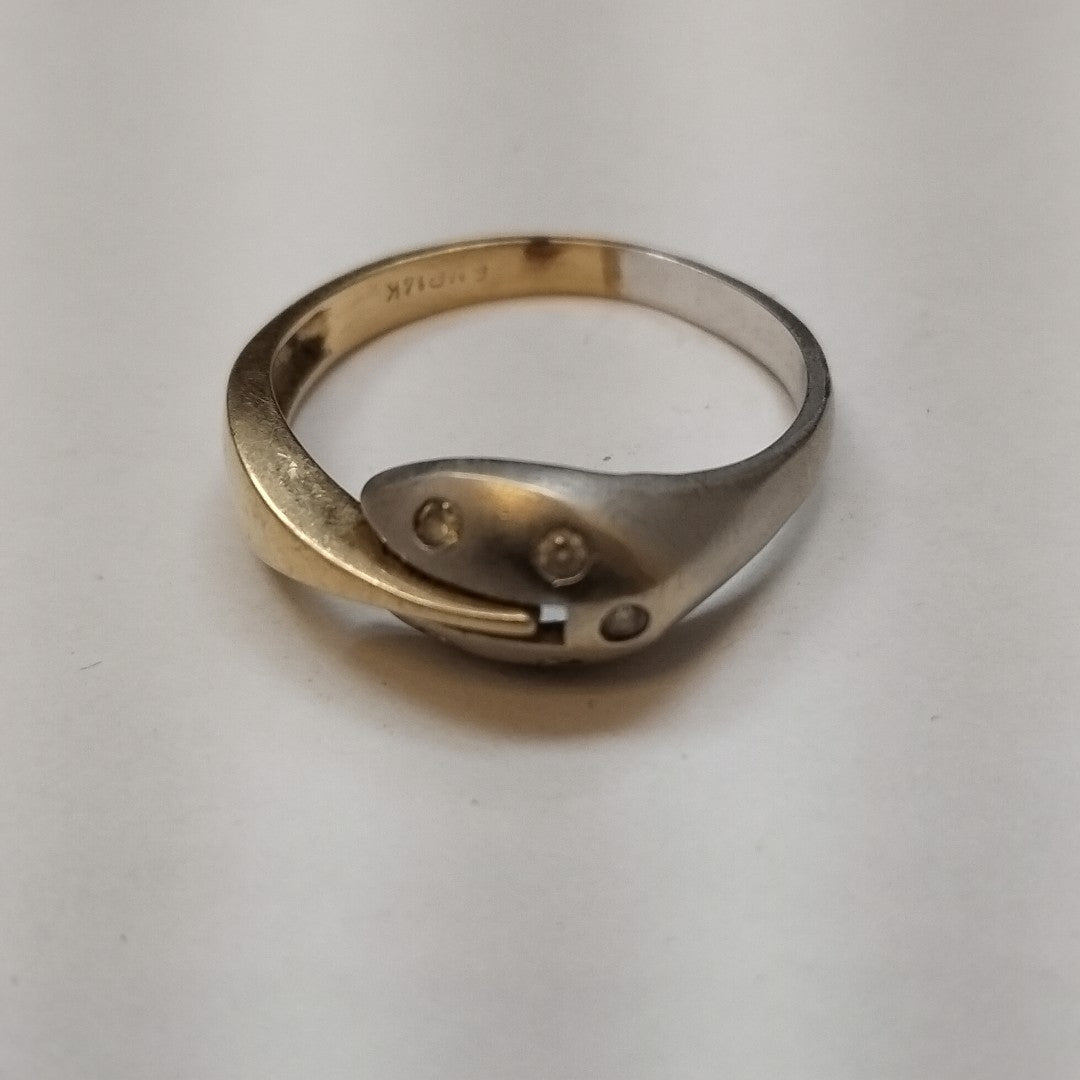 ANILLO ORO 14 K 3.3 GRMS (SEMINUEVO)