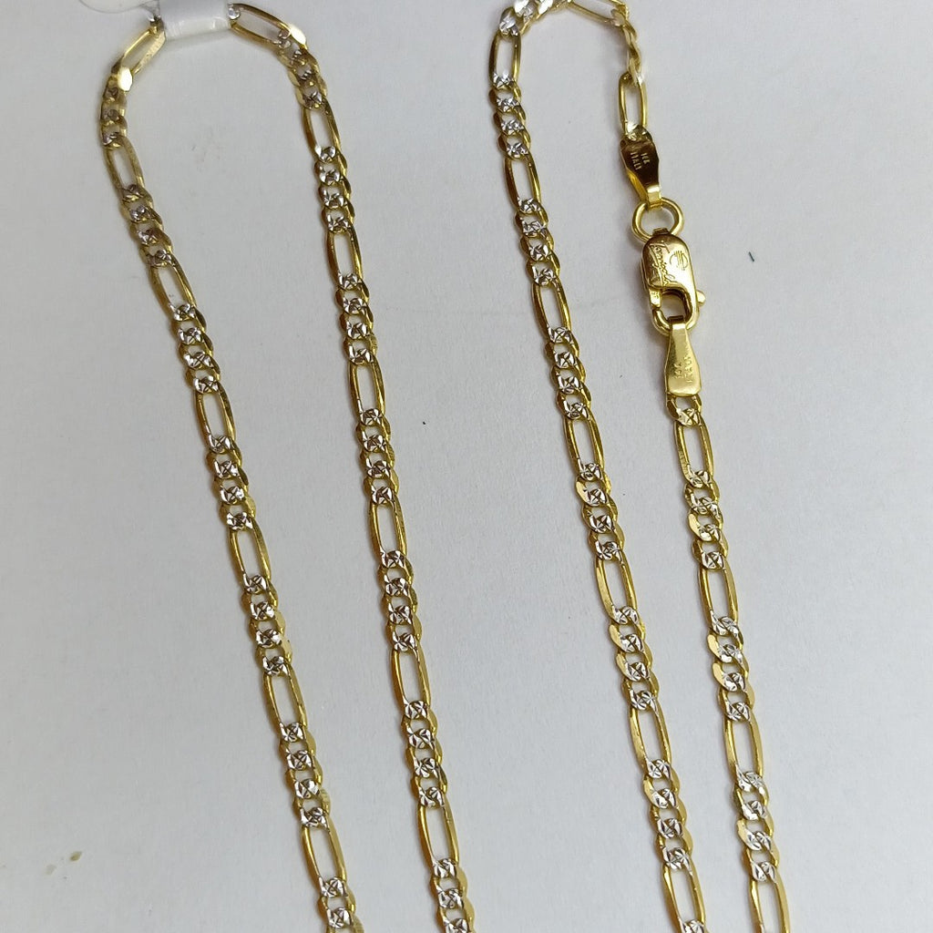 CADENAS CARTIER 3 1 DIAMANTADA ORO 14K 5.5 (NUEVO)