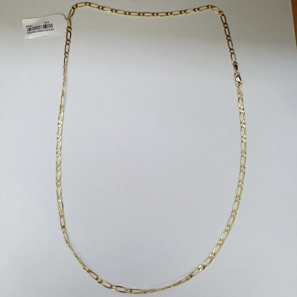 CADENAS 1X1 ORO 14K 55 CM 7.5 GR (NUEVO)