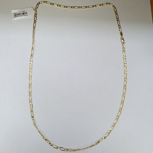 CADENAS 1X1 ORO 14K 55 CM 7.5 GR (NUEVO)