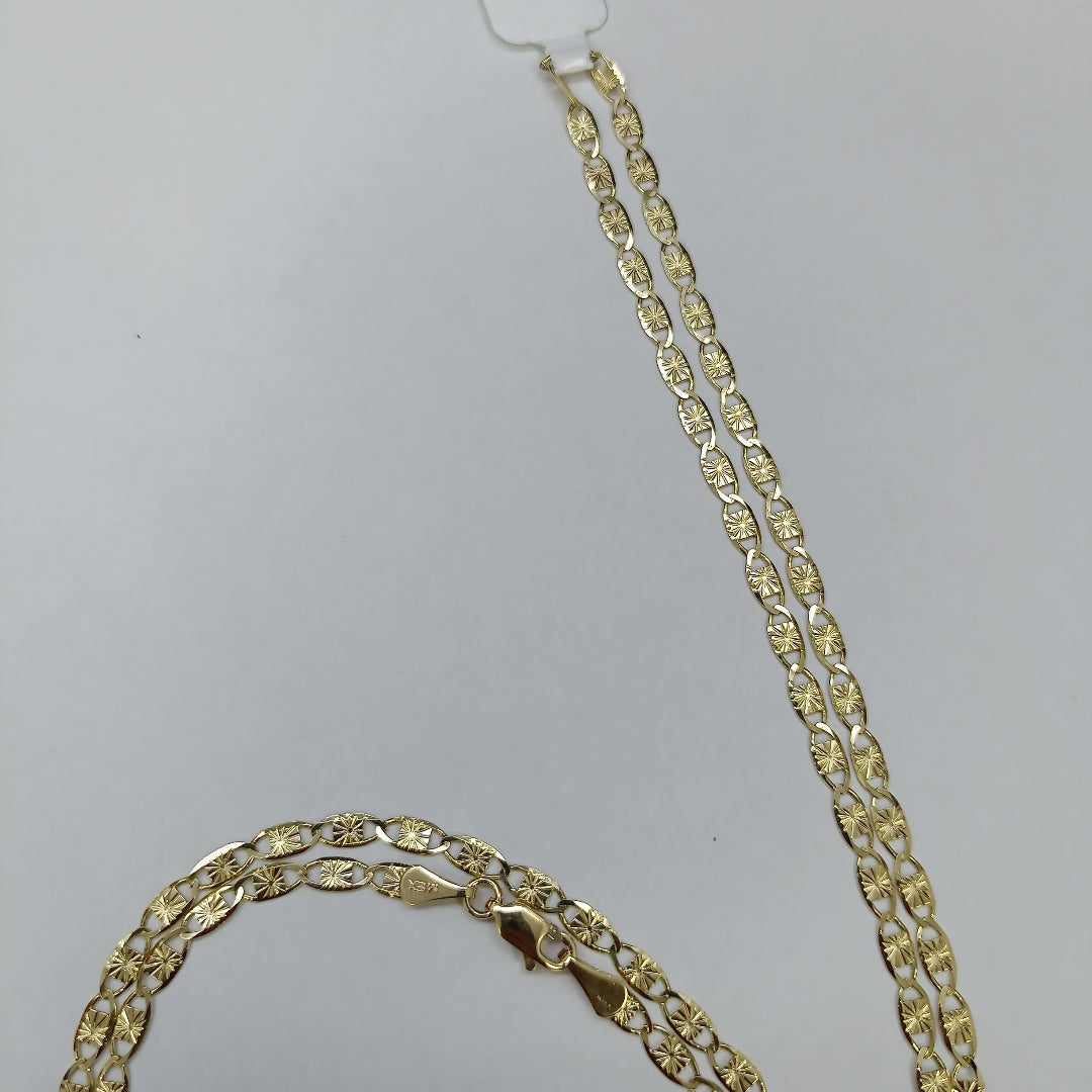 CADENAS GUCHI ORO 14K 55 CM 7.1 GR (NUEVO)