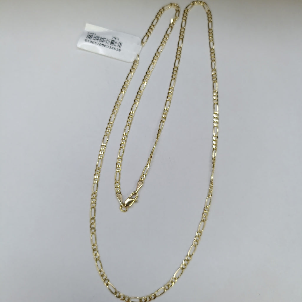 CADENAS 3X1 ORO 14K 55 CM 5.2 GR (NUEVO)