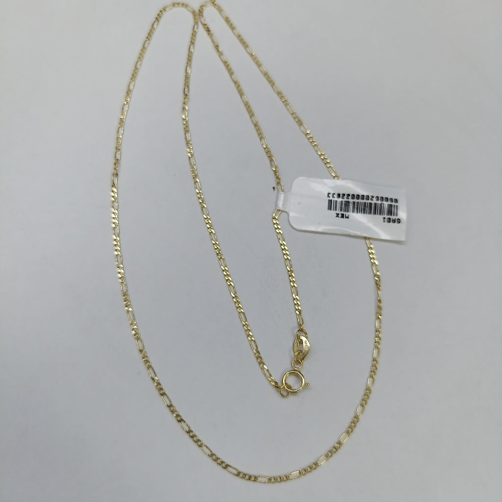 CADENAS TEJIDO 3X1 ORO 14K 55 CM 2.4 GR (NUEVO)