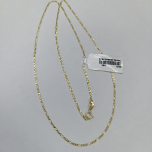 CADENAS TEJIDO 3X1 ORO 14K 55 CM 2.4 GR (NUEVO)