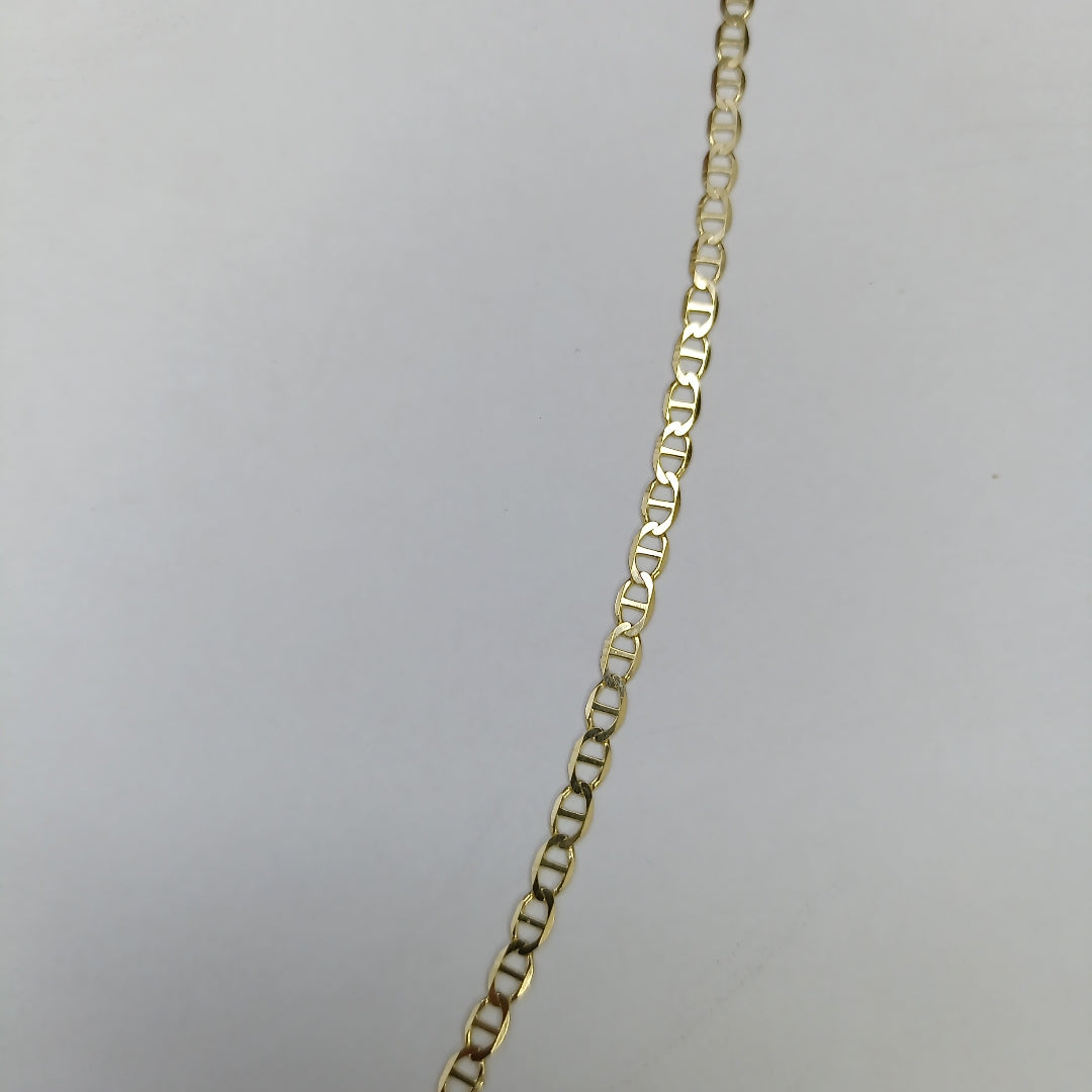 CADENAS TEJIDO GUCHI ORO 10K 55 CM 4.2 GR (NUEVO)