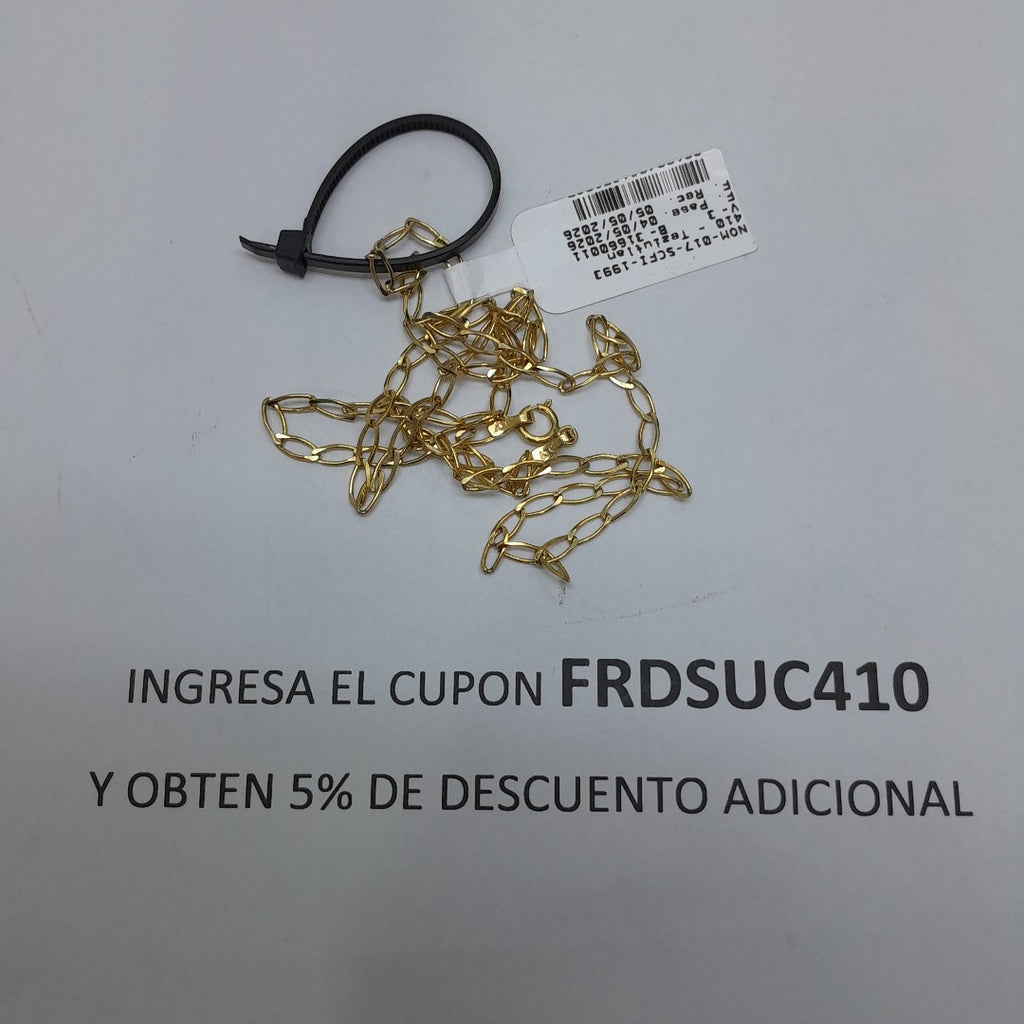 CADENA ORO 10 K 3,90 GRMS (SEMINUEVO)