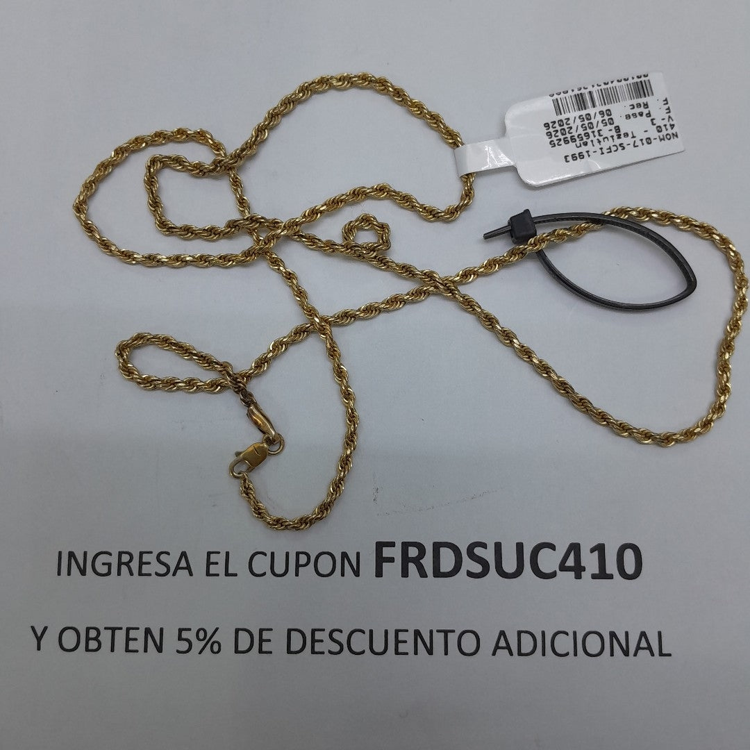 CADENA ORO 14 K 4,40 GRMS (SEMINUEVO)