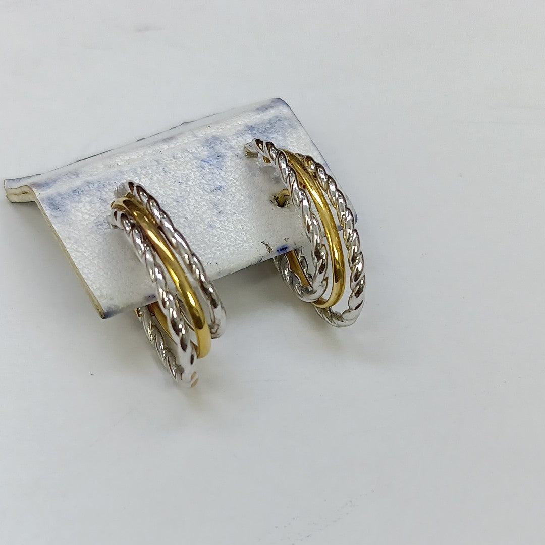 ARETES PAR ORO 14 K 1.9 GRMS (SEMINUEVO)