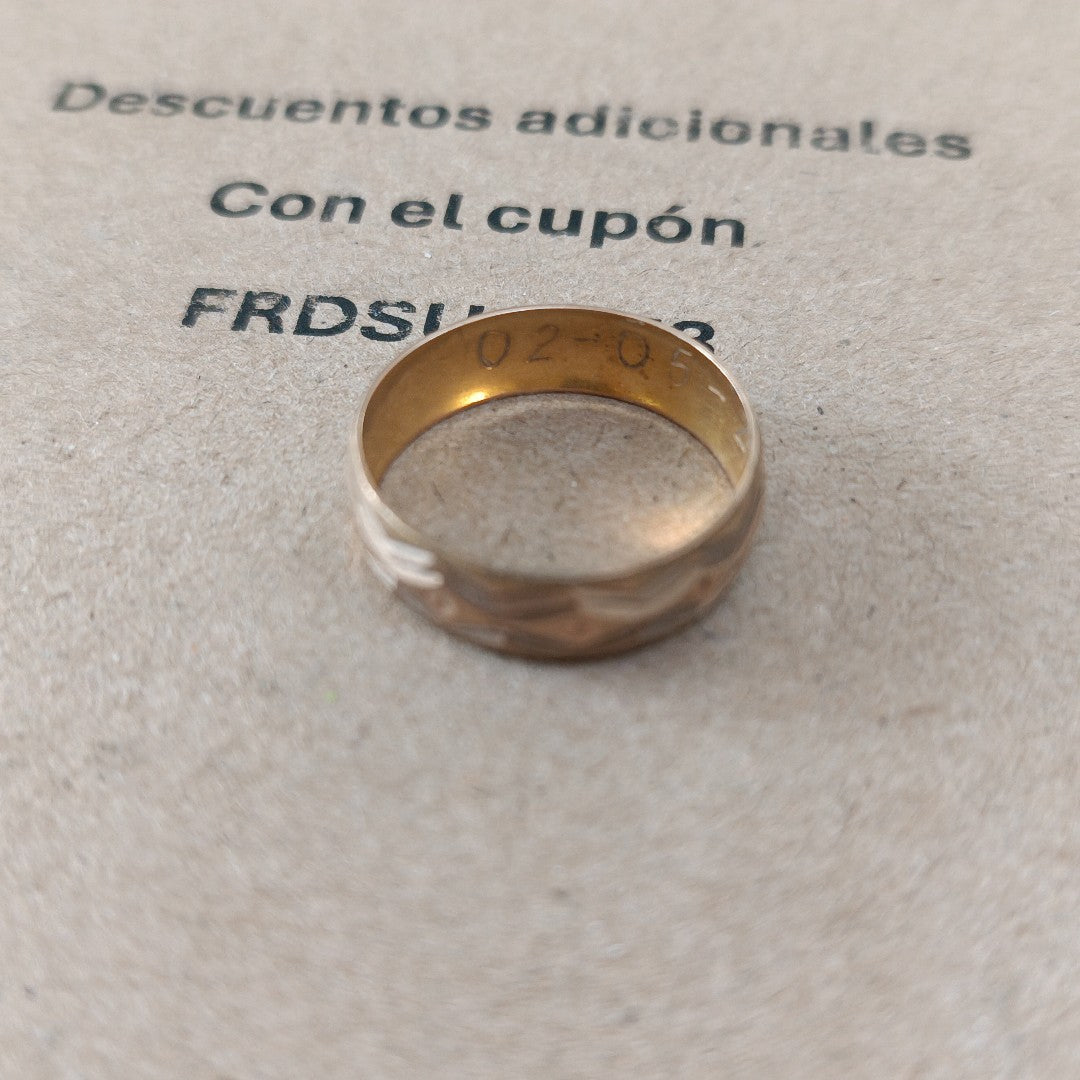 ARGOLLA ORO 8 K 1.4 GRMS (SEMINUEVO)