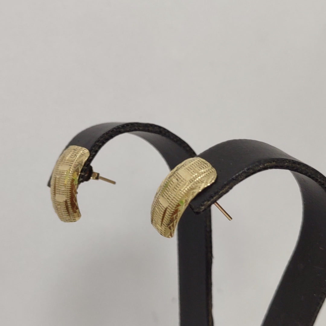 BROQUELES PAR ORO 14 K 1 GRMS (SEMINUEVO)