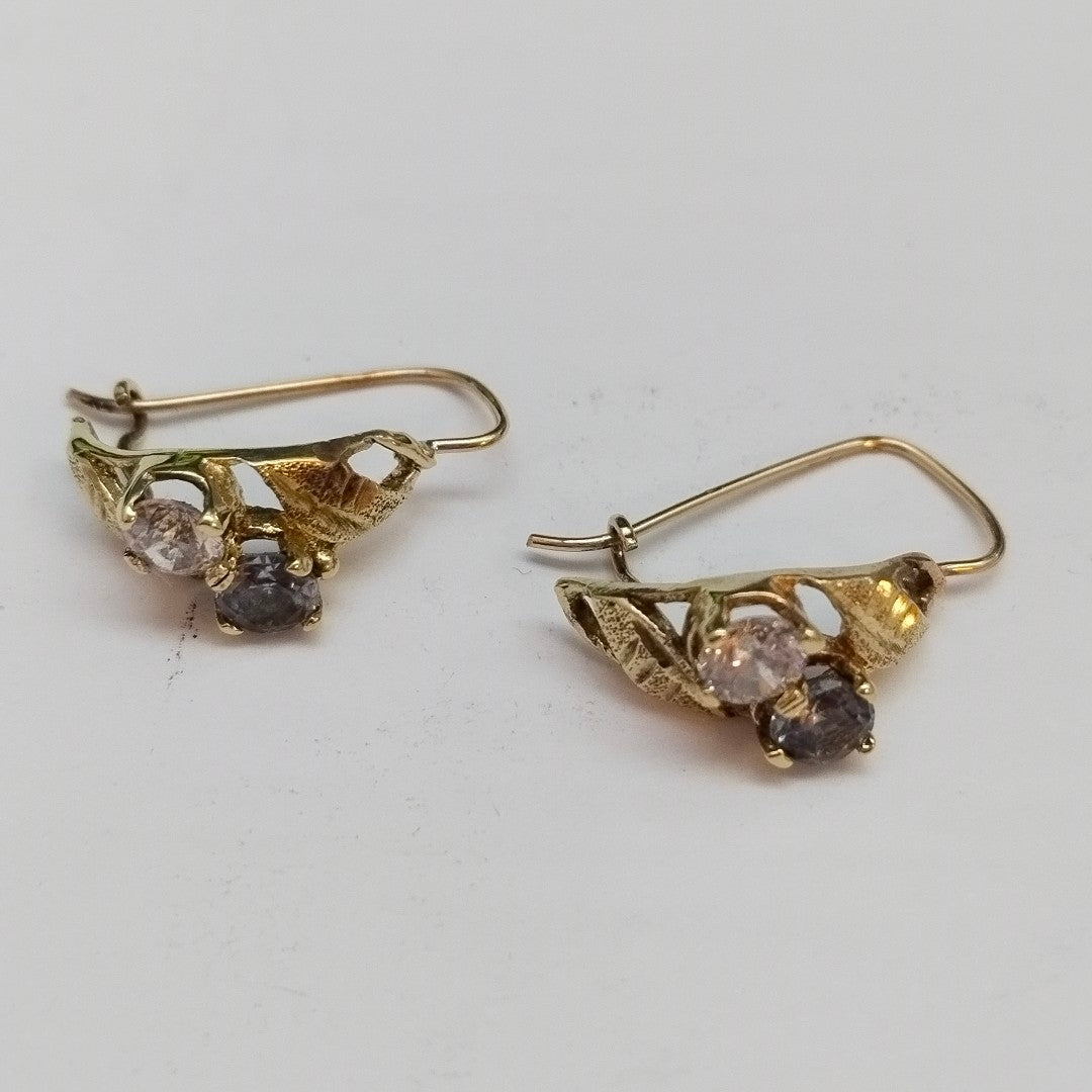 ARETES PAR ORO 10 K 3.2 GRMS (SEMINUEVO)