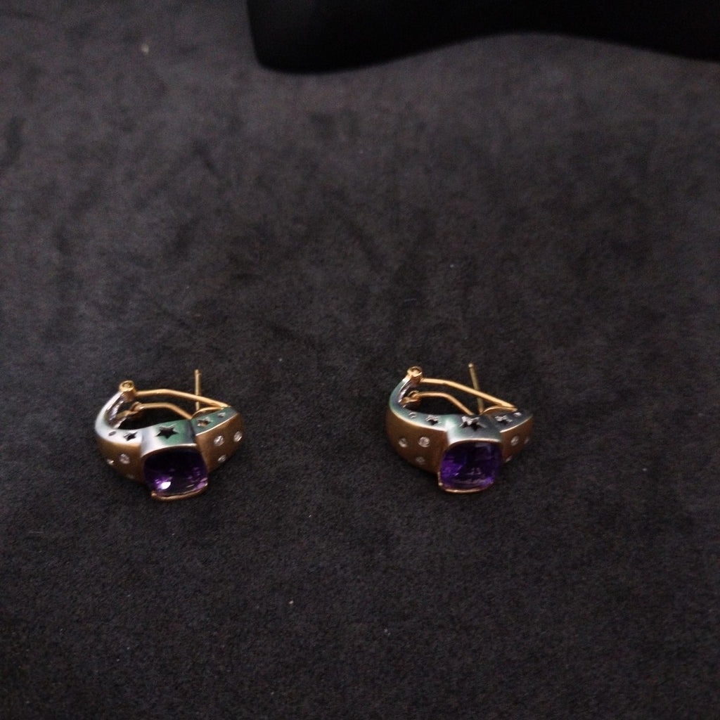 ARETES PAR ORO 18 K 8.8 GRMS (SEMINUEVO)