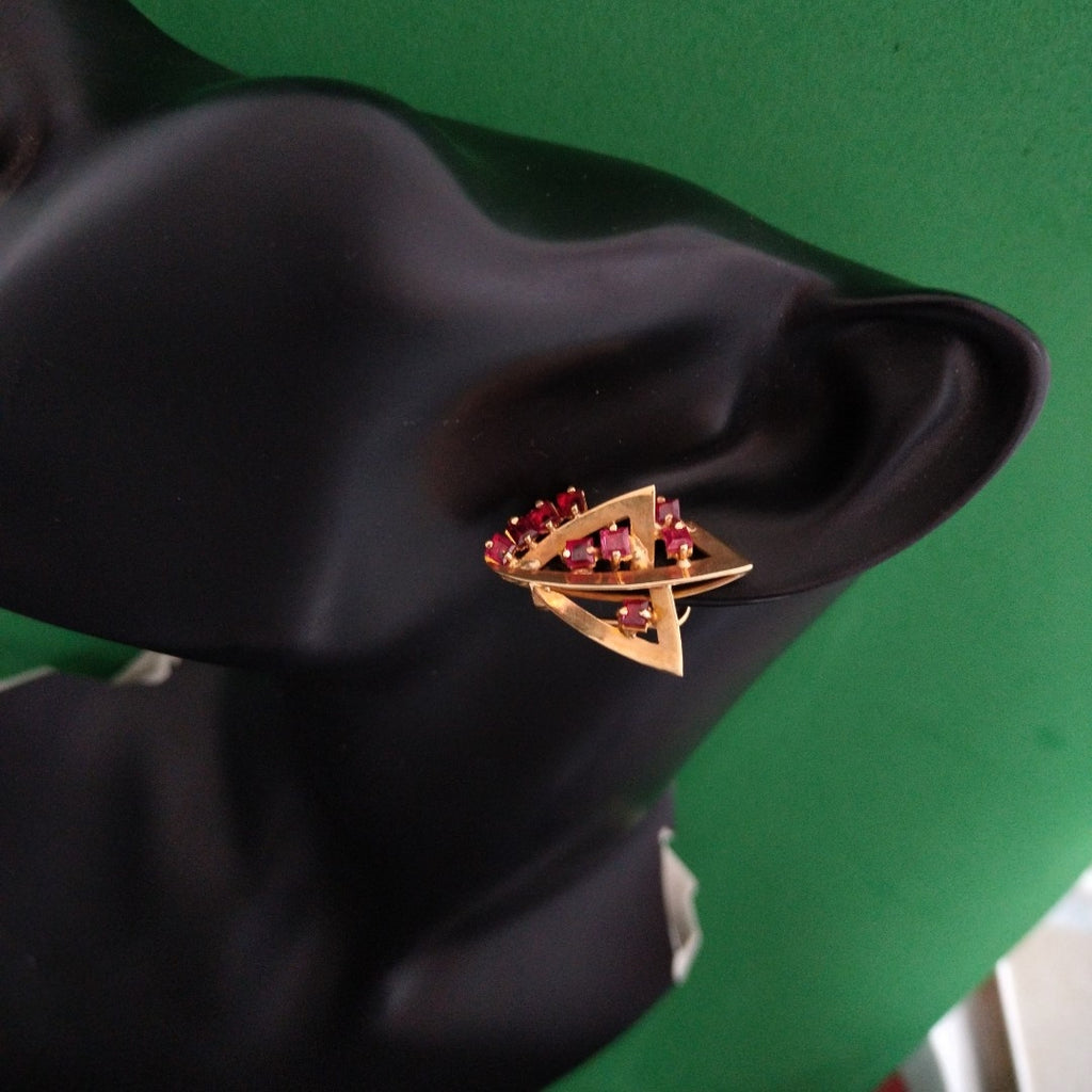 ARETES PAR ORO 14 K 9 GRMS (SEMINUEVO)