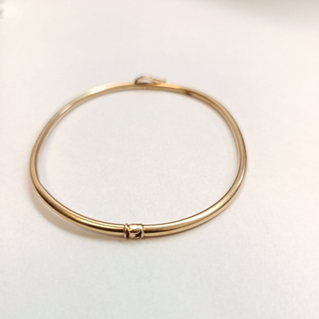 PULSERA RIGIDA ORO 14 K 4.7 GRMS (SEMINUEVO)