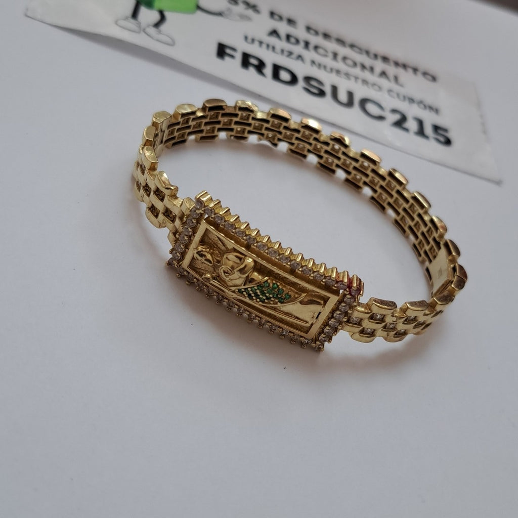 PULSERA RIGIDA ORO 10 K 22.7 GRMS (SEMINUEVO)