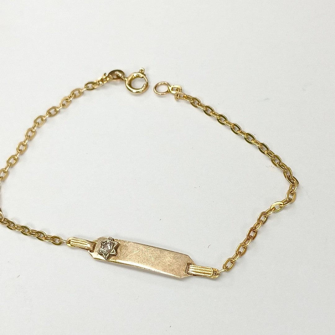 ESCLAVA ORO 14 K 2,40 GRMS (SEMINUEVO)