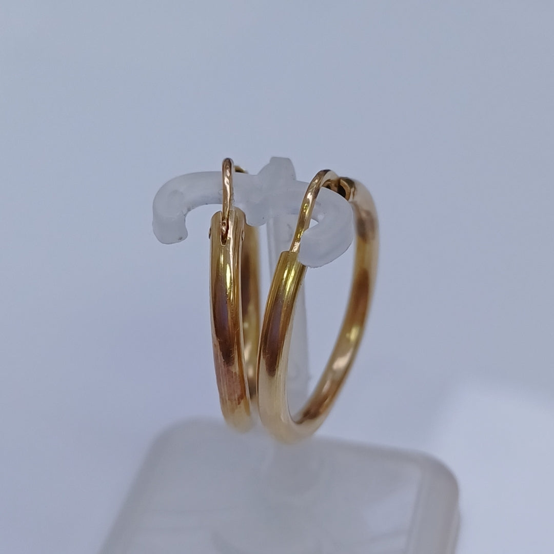 ARRACADAS PAR ORO 10 K 3.1 GRMS (SEMINUEVO)