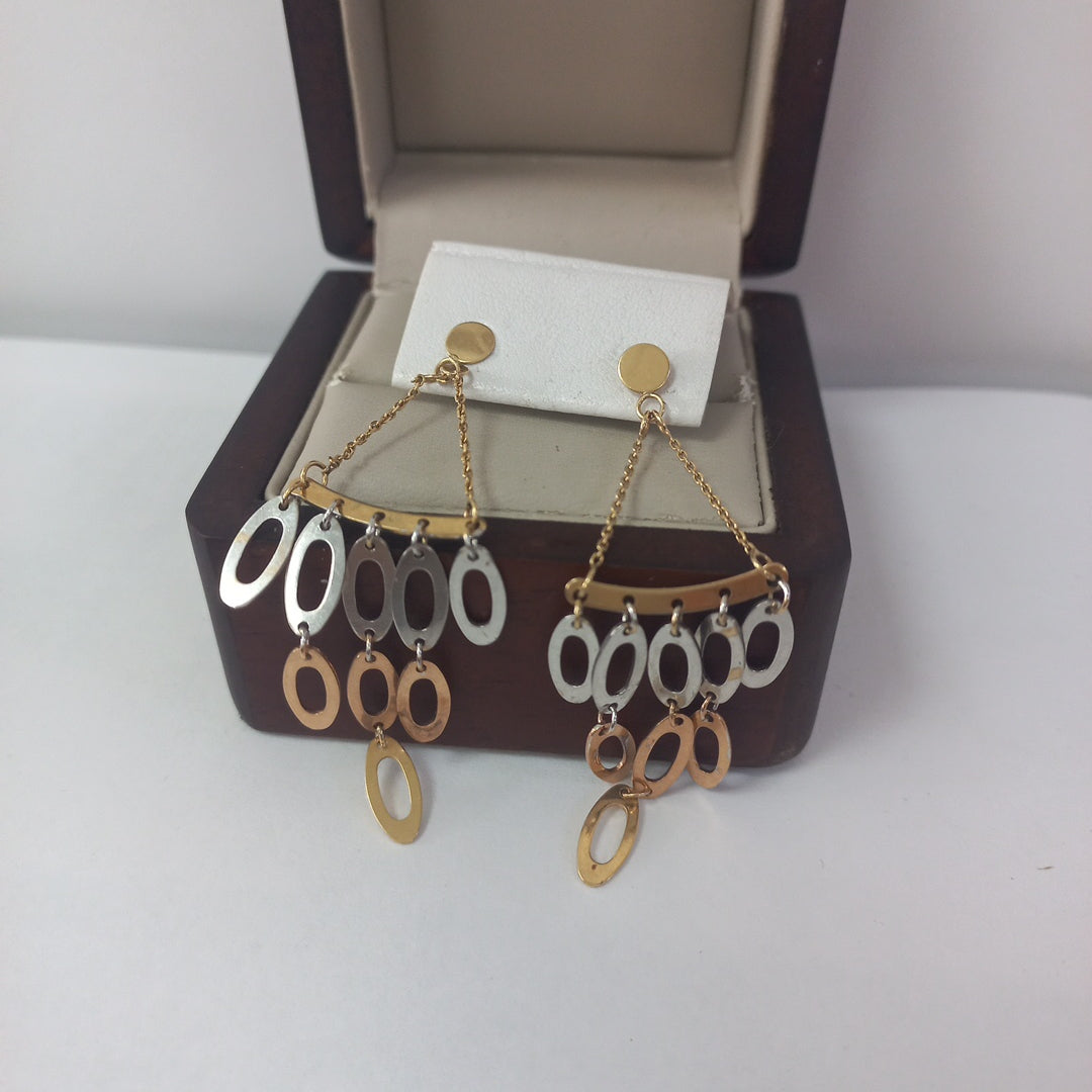 ARETES PAR ORO 14 K 5,30 GRMS (SEMINUEVO)
