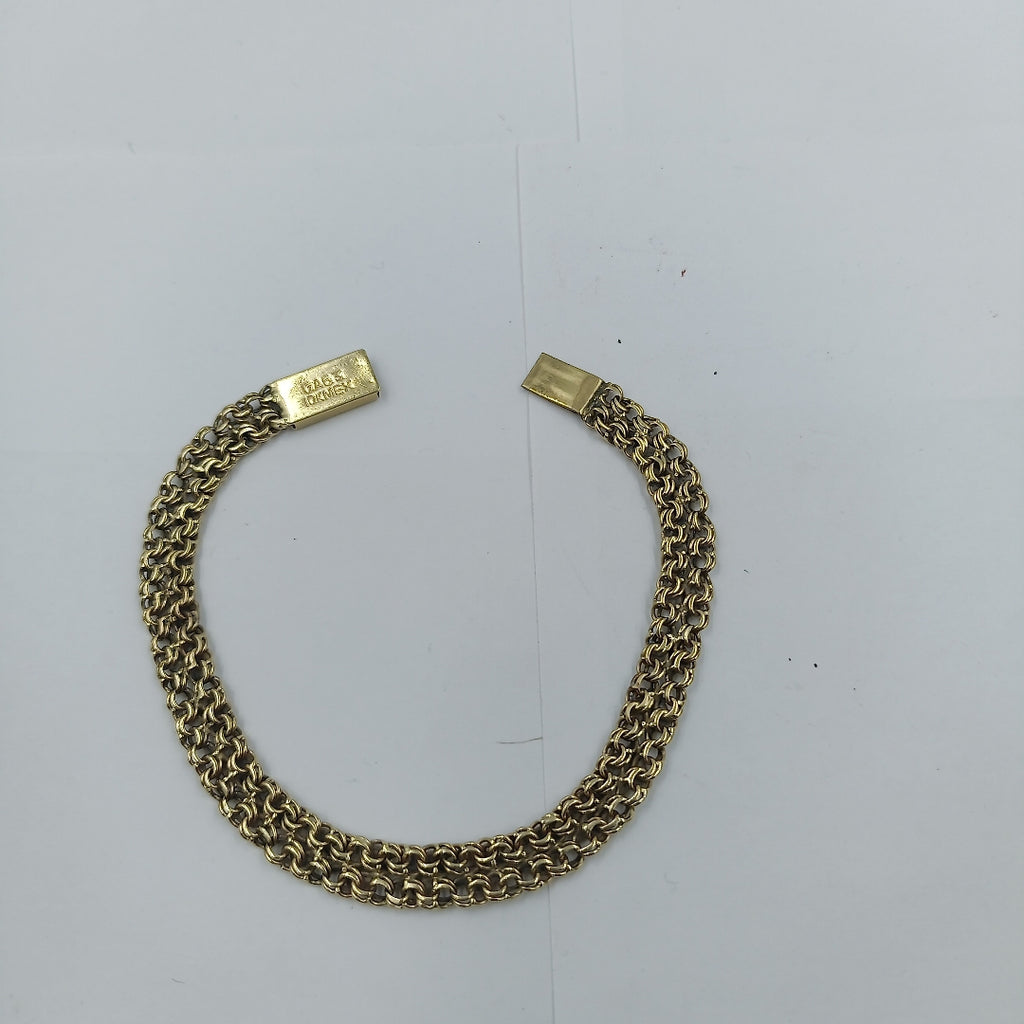 PULSERA ORO COMBINADO 10 K 10.4 GRMS (SEMINUEVO)