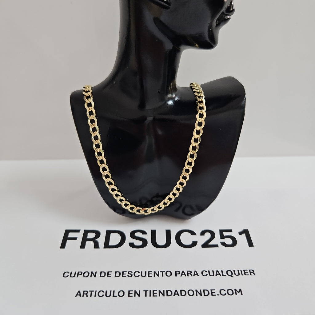 CADENAS BARBADA ORO 14K 55 CM 13.1 GR (NUEVO)