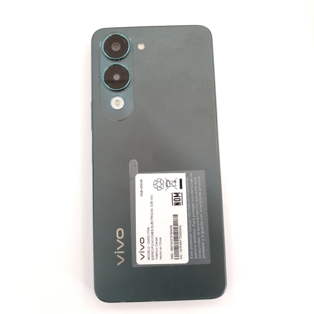 CELULAR VIVO Y04 V2430 (2025) 256 GB 4 GB RAM (SEMINUEVO)