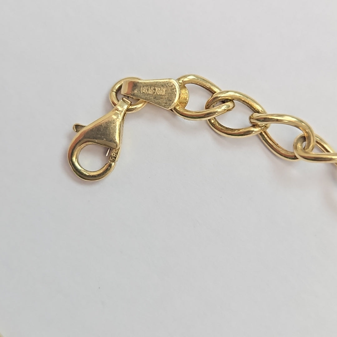 PULSERA ORO 14 K 4.4 GRMS (SEMINUEVO)