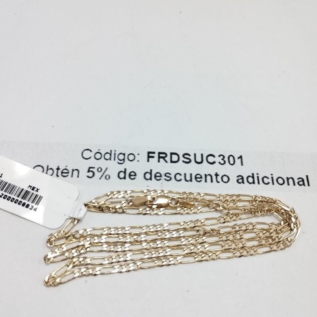 CADENA TEJIDO 3X1 5.7G 60 CM (NUEVO)