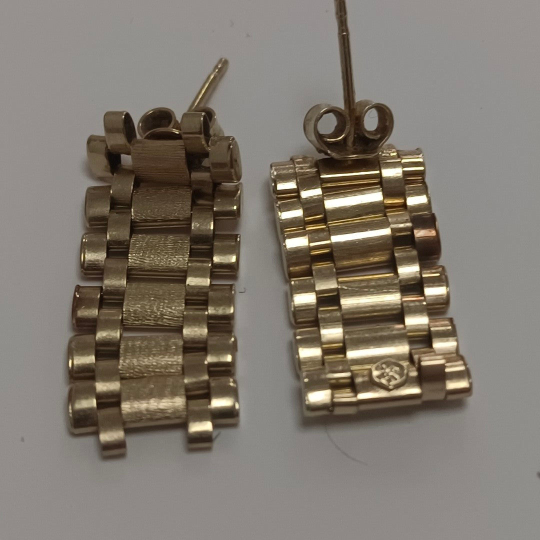 ARETES PAR ORO 14 K 3.7 GRMS (SEMINUEVO)