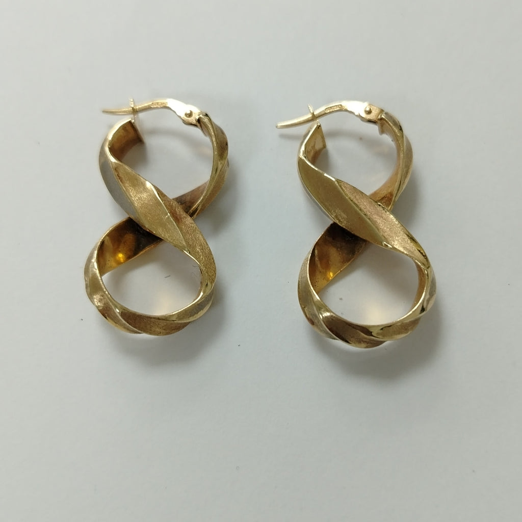 ARETES PAR ORO 14 K 2,30 GRMS (SEMINUEVO)