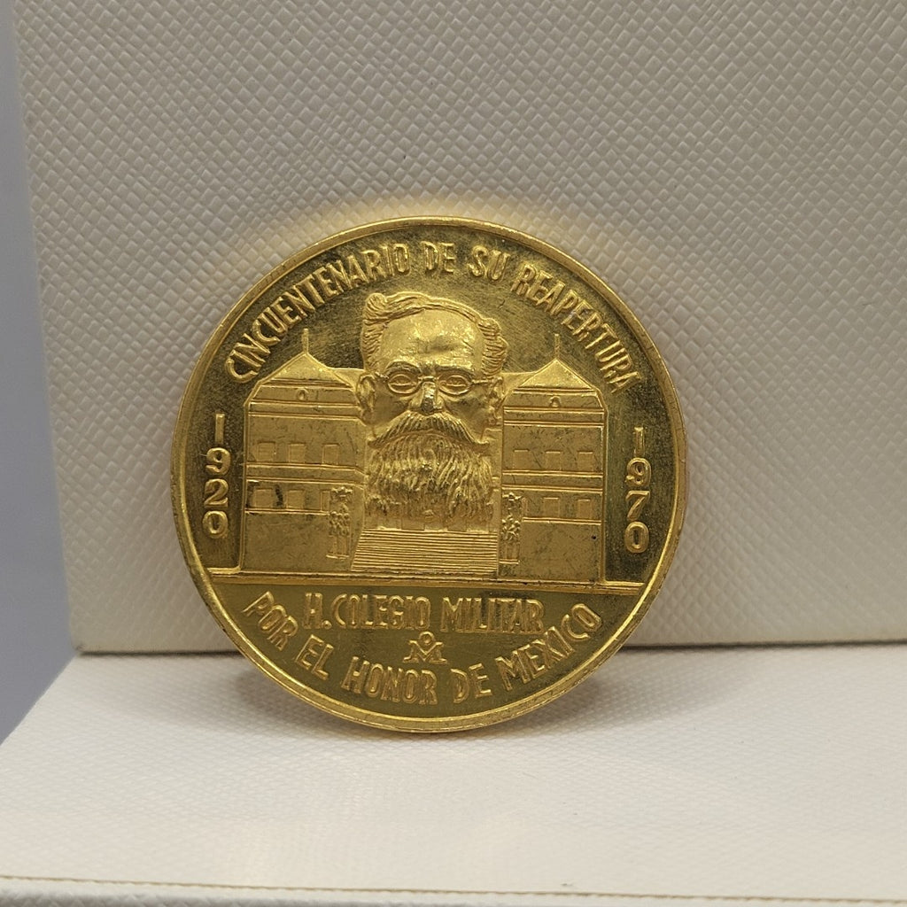 MEDALLA CONMEMORATIVA ORO 21 K 41.6 GRMS (SEMINUEVO)