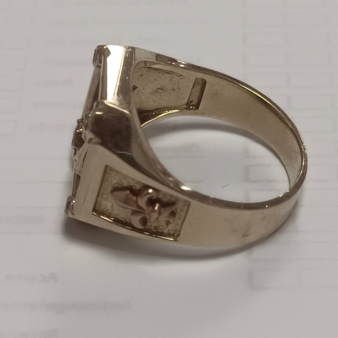 ANILLO ORO 10 K 10.7 GRMS (SEMINUEVO)