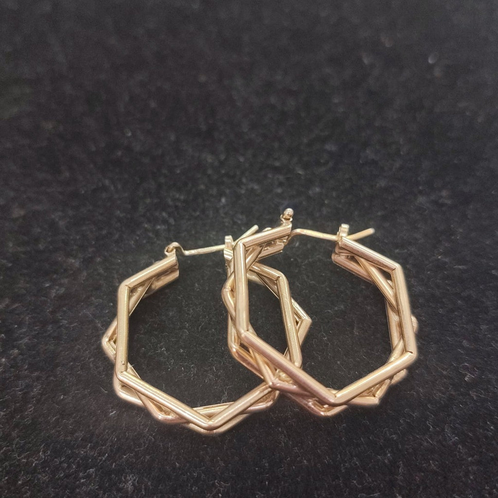 ARRACADAS PAR ORO 14 K 5.7 GRMS (SEMINUEVO)