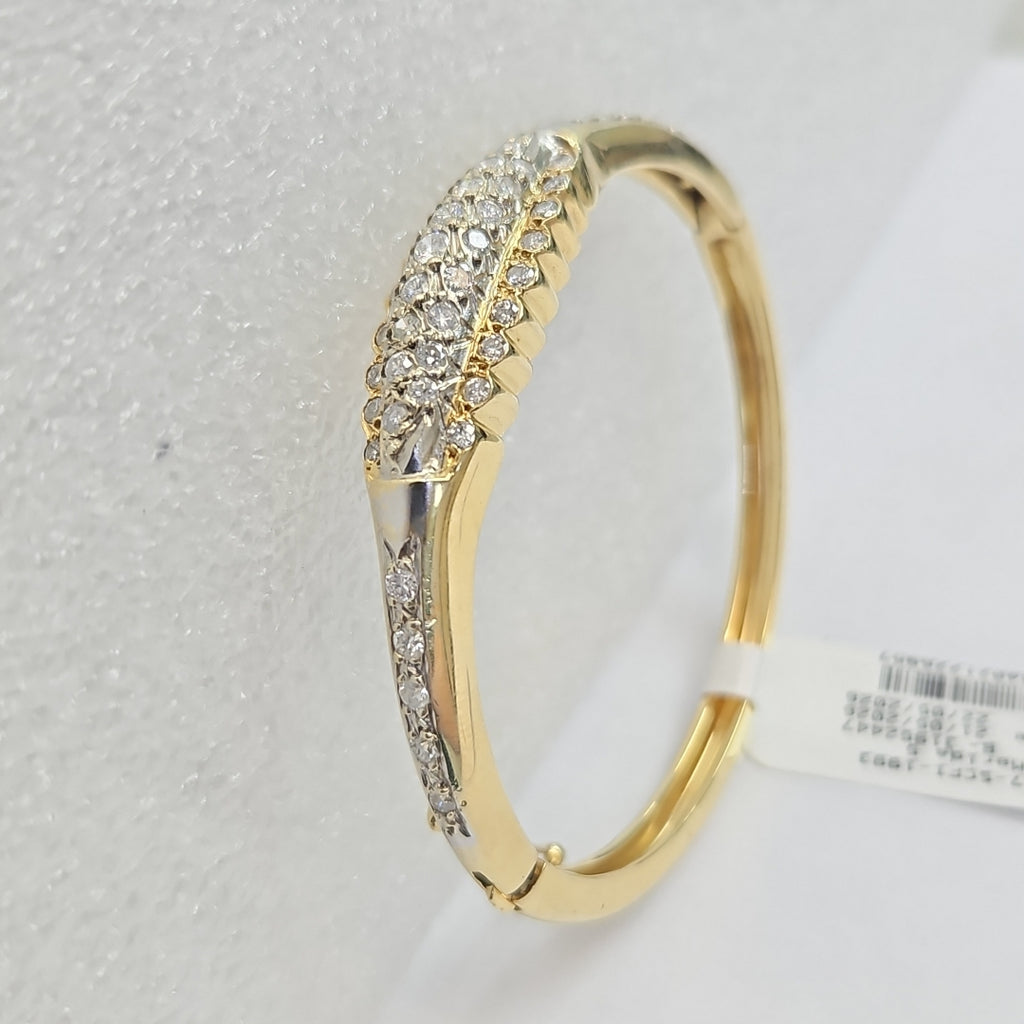 PULSERA RIGIDA ORO 14 K 25.8 GRMS (SEMINUEVO)