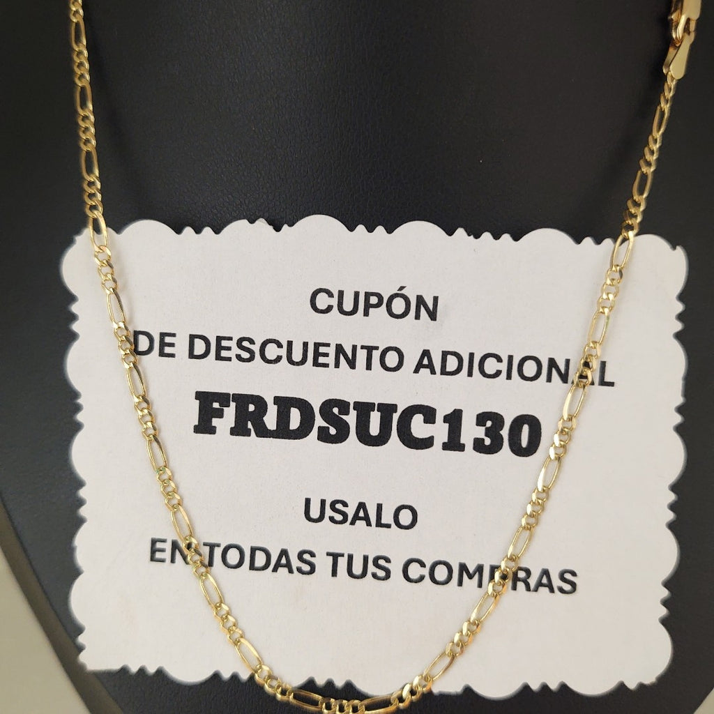 CADENAS 3X1 ORO 14K 60 CM 4.2 GR (NUEVO)