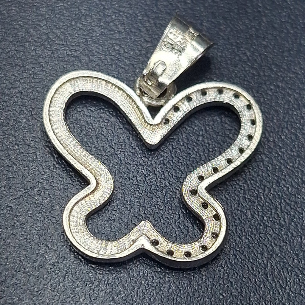 DIJE MARIPOSA C/CIRCONIAS PLATA .925 2.2 GR (NUEVO)