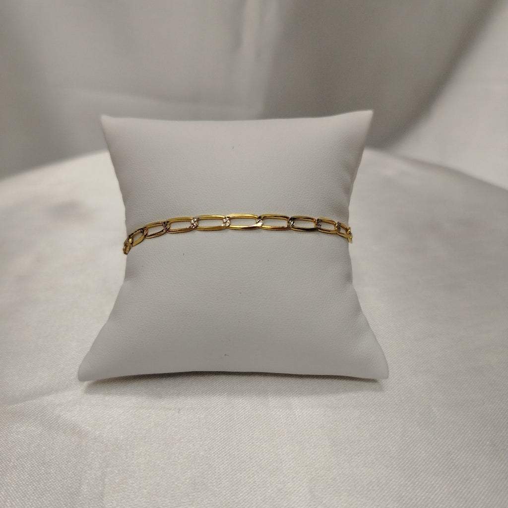 PULSERA TEJIDO ESLABONES 4G 18 CM (NUEVO)