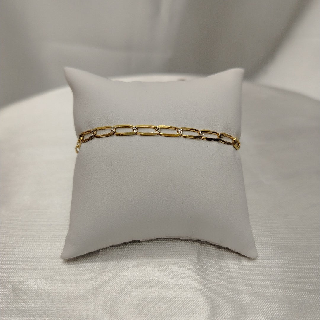 PULSERA TEJIDO ESLABONES 3.9G 18 CM (NUEVO)