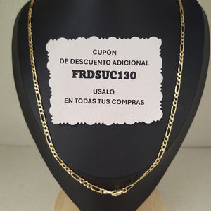 CADENAS 3X1 ORO 14K 55 CM 8.2 GR (NUEVO)