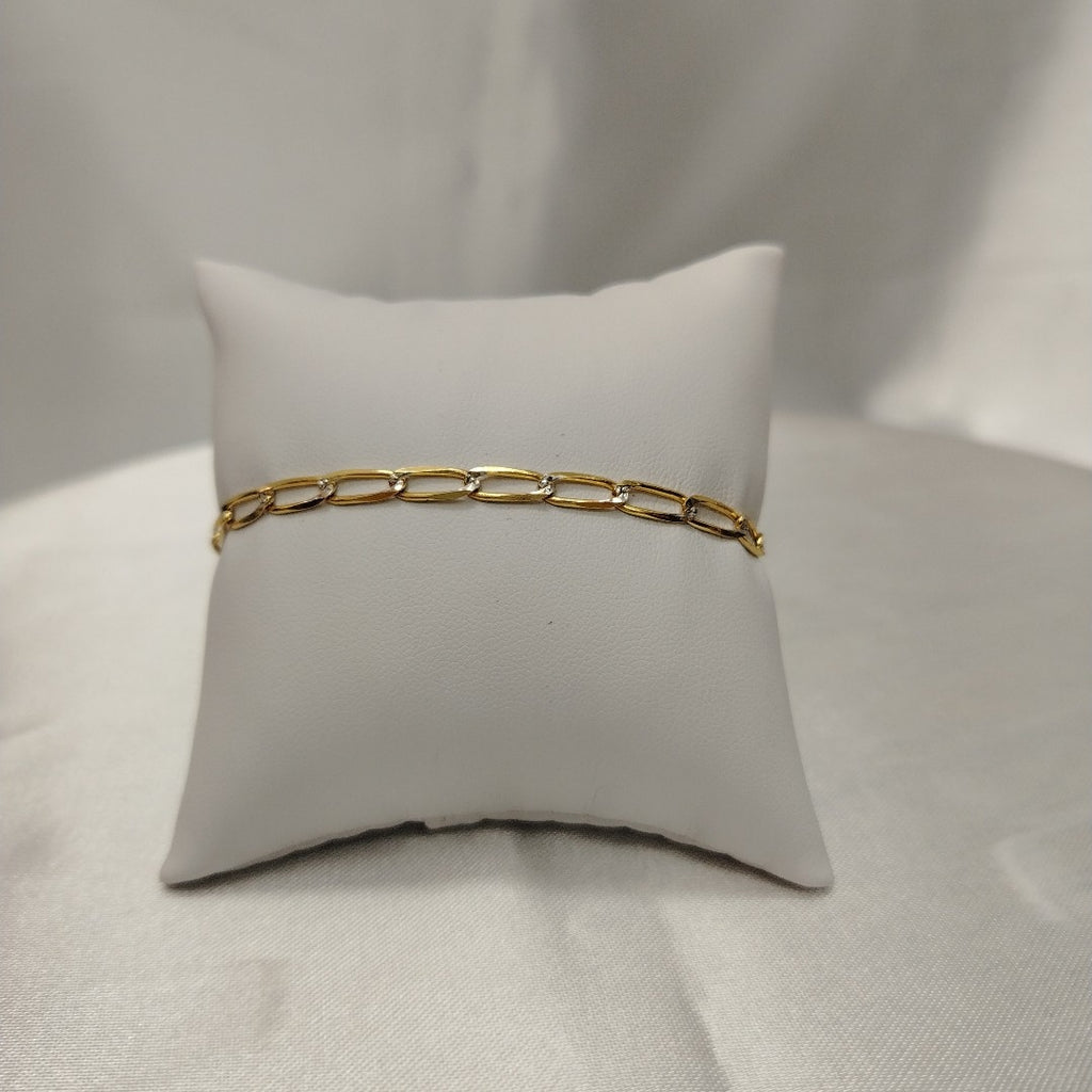 PULSERA TEJIDO ESLABONES 4G 18 CM (NUEVO)